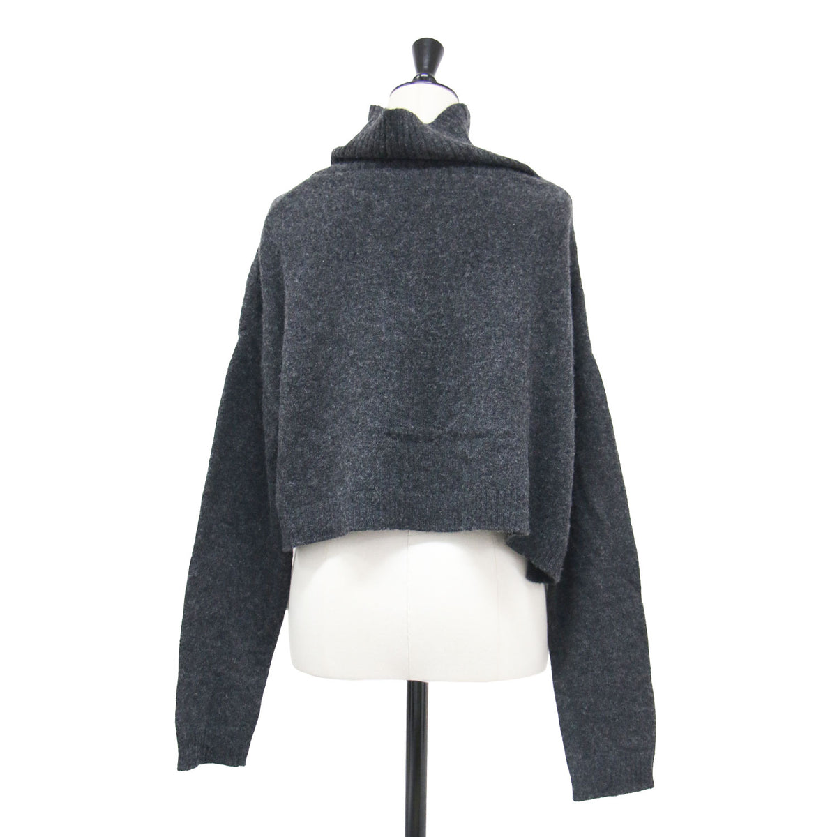 23秋冬 タートルネック スリット ニット / TURTLE NECK SLIT KNIT 23080923001330 / プルオーバー ショート丈 長袖 ウール