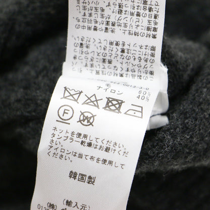 23秋冬 タートルネック スリット ニット / TURTLE NECK SLIT KNIT 23080923001330 / プルオーバー ショート丈 長袖 ウール
