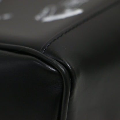 × FRAMeWORK 別注 26秋冬 KIBITZ MAIL BAG / ハンドバッグ トートバッグ ショルダー 2WAY ベルト付き イラスト プリント カウレザー