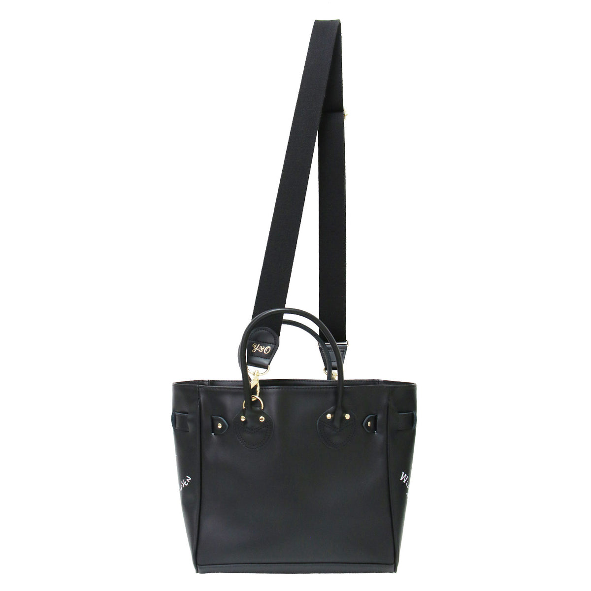 × FRAMeWORK 別注 26秋冬 KIBITZ MAIL BAG / ハンドバッグ トートバッグ ショルダー 2WAY ベルト付き イラスト プリント カウレザー