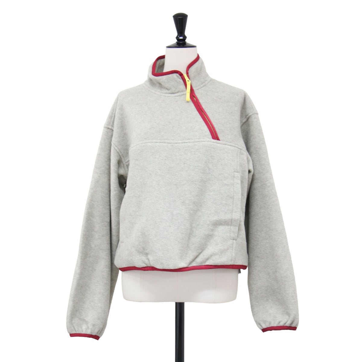 26秋冬 フリース ハーフジップ ブルゾン 26WCT-722L / PIPING FLEECE HALF ZIP BLOUSON プルオーバー ショート丈 スタンドカラー パイピング