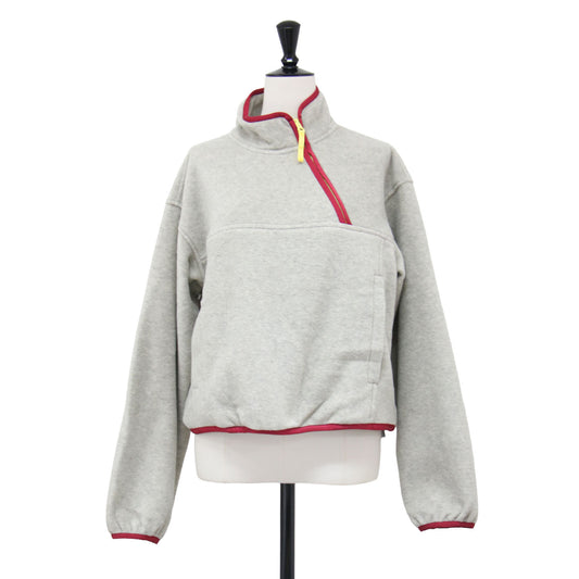 26秋冬 フリース ハーフジップ ブルゾン 26WCT-722L / PIPING FLEECE HALF ZIP BLOUSON プルオーバー ショート丈 スタンドカラー パイピング