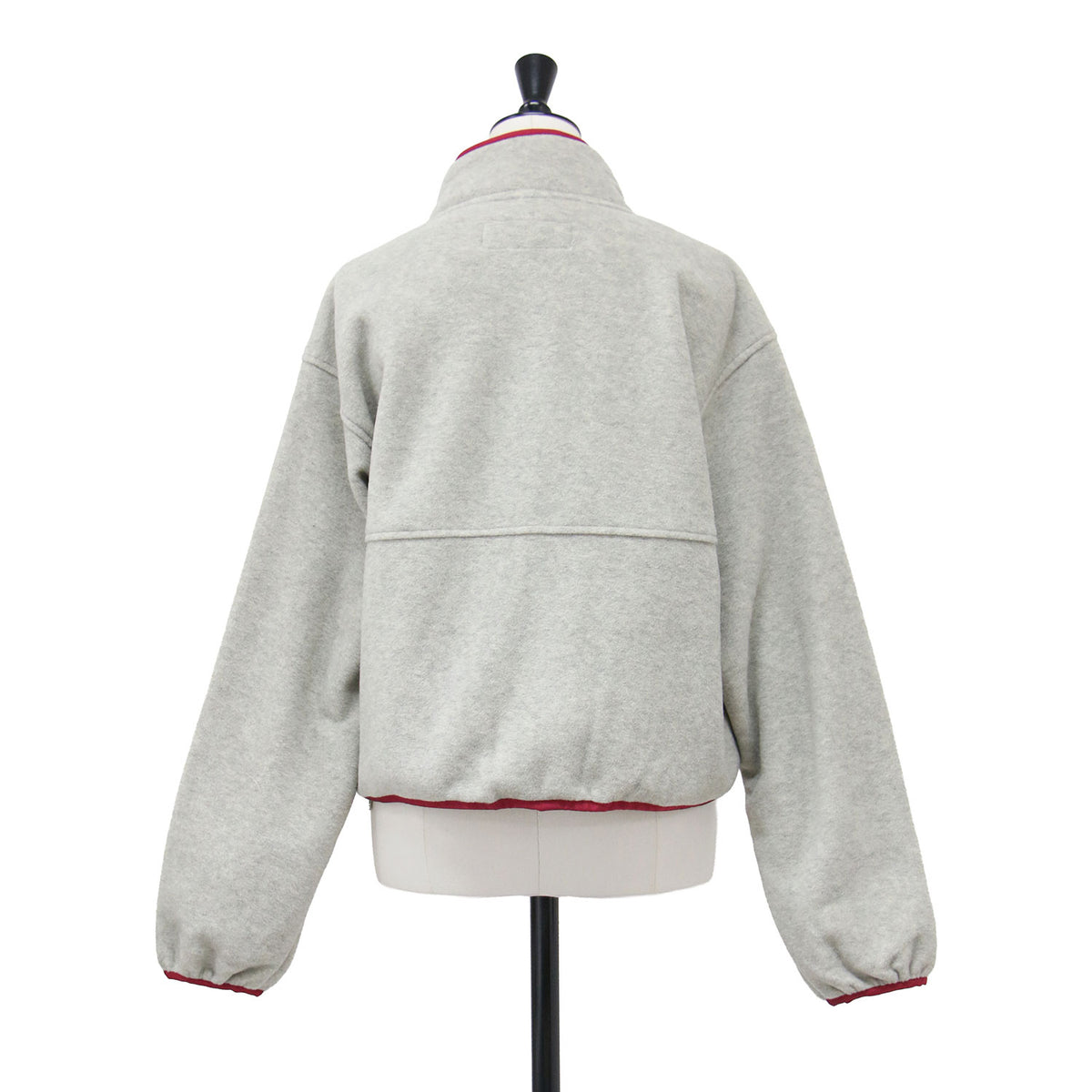 26秋冬 フリース ハーフジップ ブルゾン 26WCT-722L / PIPING FLEECE HALF ZIP BLOUSON プルオーバー ショート丈 スタンドカラー パイピング