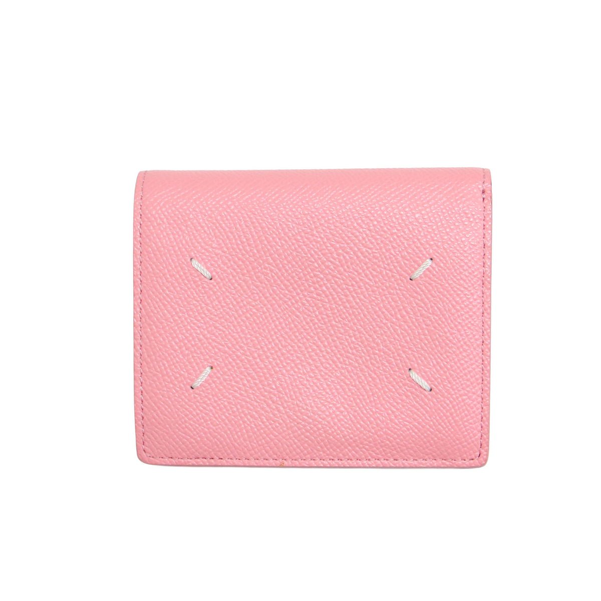 4ステッチ 二つ折り ウォレット / 財布 グレイニーレザー