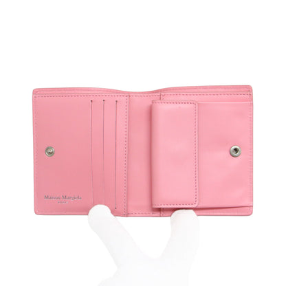 4ステッチ 二つ折り ウォレット / 財布 グレイニーレザー