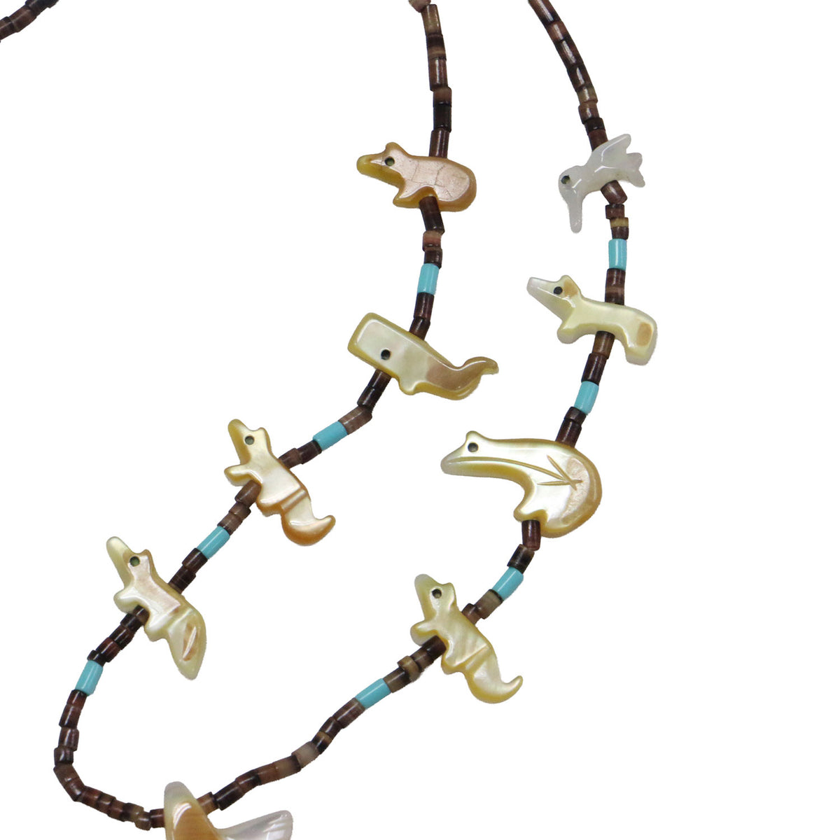 26秋冬 フィティッシュ ショートネックレス / SHORT NECKLACE ペンダント ビーズ アニマルモチーフ シェル 天然石 SV925