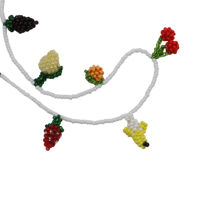 26春夏 プラ ウッツ ペール フルーツ サラダ ネックレス / PURA UTZ PALE FRUIT SALAD NECKLACE ペンダント ビーズ モチーフ メタルパーツ