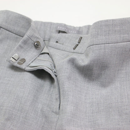 テーパードパンツ / STRETCH DOUBLE CAROL 03-2306442 / イージーパンツ クロップド丈 ウエストゴム センタープレス ストレッチ ウォッシャブル