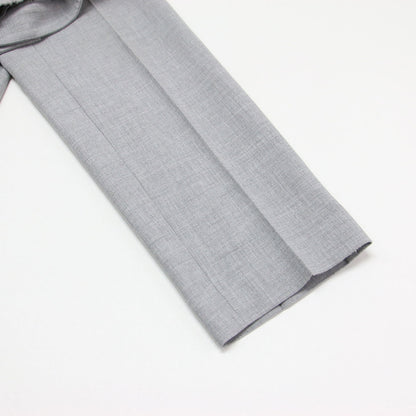 テーパードパンツ / STRETCH DOUBLE CAROL 03-2306442 / イージーパンツ クロップド丈 ウエストゴム センタープレス ストレッチ ウォッシャブル