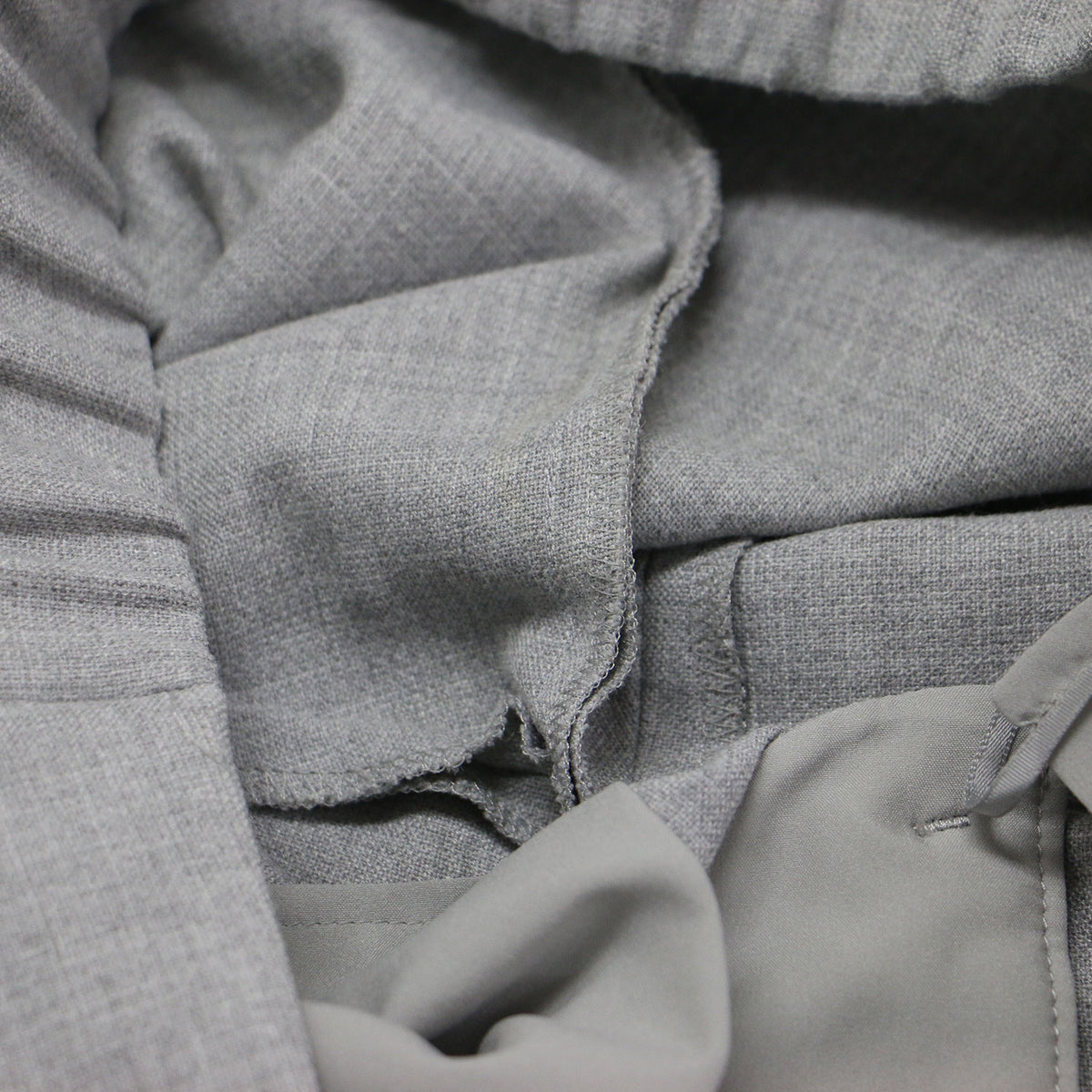 テーパードパンツ / STRETCH DOUBLE CAROL 03-2306442 / イージーパンツ クロップド丈 ウエストゴム センタープレス ストレッチ ウォッシャブル