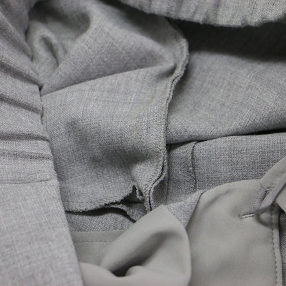 テーパードパンツ / STRETCH DOUBLE CAROL 03-2306442 / イージーパンツ クロップド丈 ウエストゴム センタープレス ストレッチ ウォッシャブル