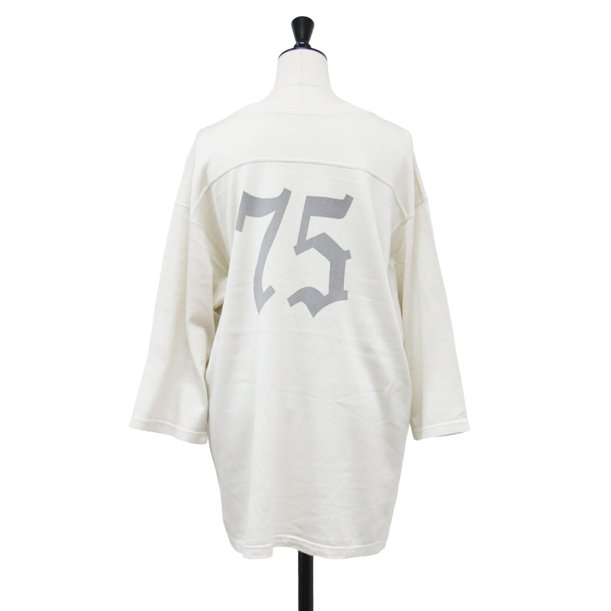 25秋冬 グラフィックプリント フットボールTシャツ / 25070560214030 / カットソー 七分袖 クルーネック ワイド コットン