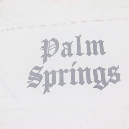 25秋冬 グラフィックプリント フットボールTシャツ / 25070560214030 / カットソー 七分袖 クルーネック ワイド コットン
