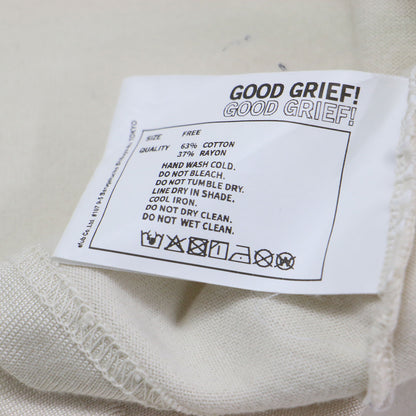 25秋冬 グラフィックプリント フットボールTシャツ / 25070560214030 / カットソー 七分袖 クルーネック ワイド コットン