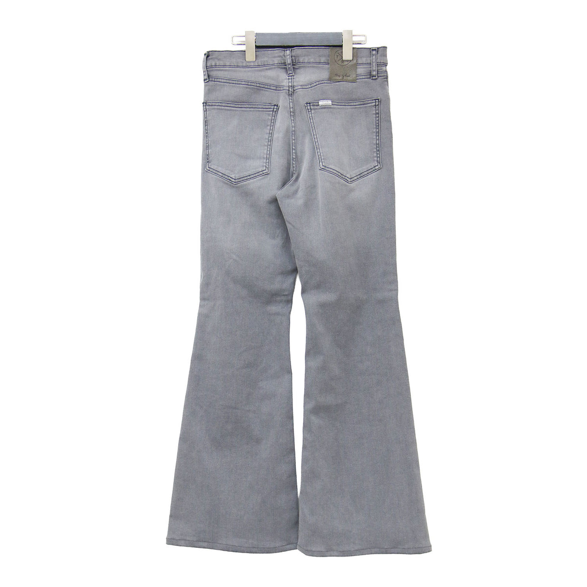 × SURT 別注 25春夏 クラシック フレアデニム / CLASSIC FLARE DENIM フルレングス ブーツカット ダメージ加工 レザーパッチ ストレッチ コットン ウォッシャブル