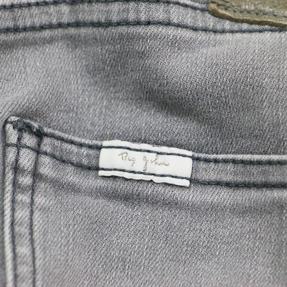 × SURT 別注 25春夏 クラシック フレアデニム / CLASSIC FLARE DENIM フルレングス ブーツカット ダメージ加工 レザーパッチ ストレッチ コットン ウォッシャブル