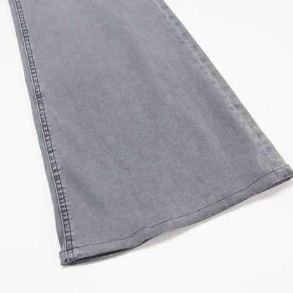 × SURT 別注 25春夏 クラシック フレアデニム / CLASSIC FLARE DENIM フルレングス ブーツカット ダメージ加工 レザーパッチ ストレッチ コットン ウォッシャブル