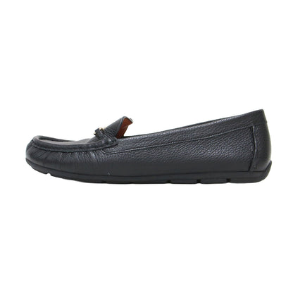 メイビス レザー ローファー / MAVIS LEATHER LOAFER FG4581 / スリッポン ラウンドトゥ フラットソール ビット シボ革