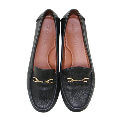 メイビス レザー ローファー / MAVIS LEATHER LOAFER FG4581 / スリッポン ラウンドトゥ フラットソール ビット シボ革