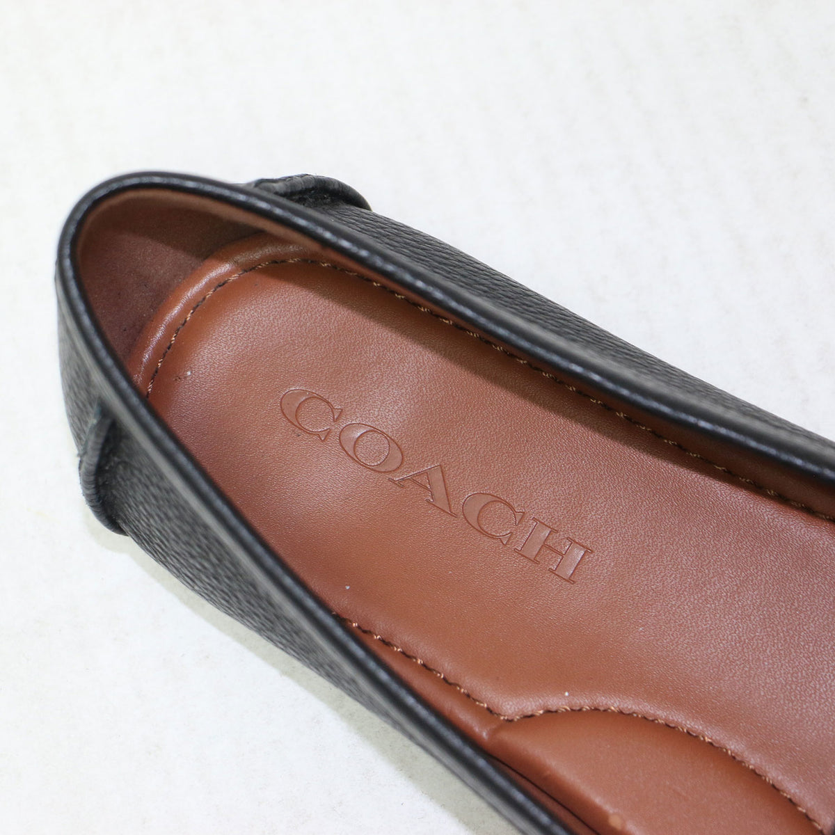 メイビス レザー ローファー / MAVIS LEATHER LOAFER FG4581 / スリッポン ラウンドトゥ フラットソール ビット シボ革