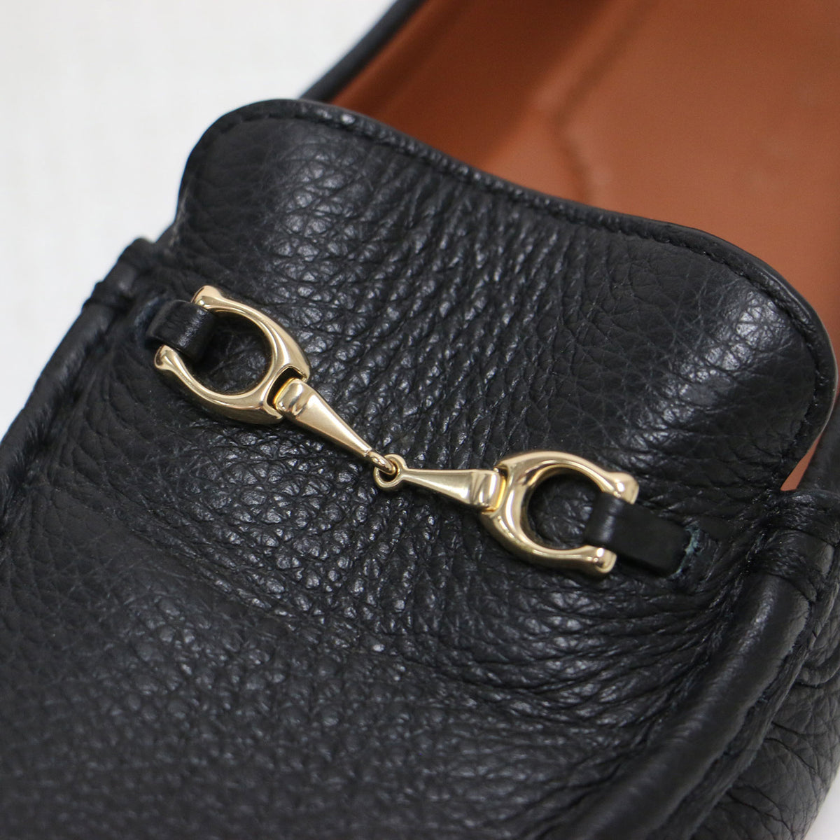 メイビス レザー ローファー / MAVIS LEATHER LOAFER FG4581 / スリッポン ラウンドトゥ フラットソール ビット シボ革