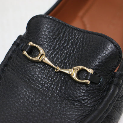 メイビス レザー ローファー / MAVIS LEATHER LOAFER FG4581 / スリッポン ラウンドトゥ フラットソール ビット シボ革