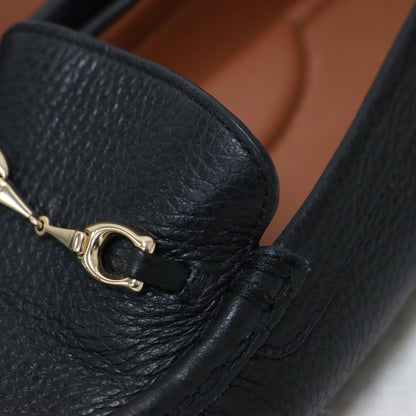 メイビス レザー ローファー / MAVIS LEATHER LOAFER FG4581 / スリッポン ラウンドトゥ フラットソール ビット シボ革