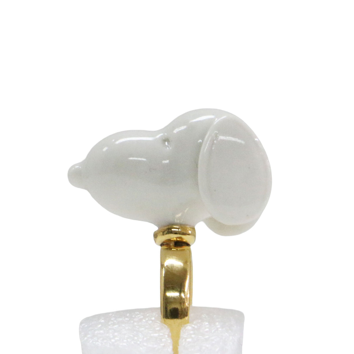 × PEANUTS 25春夏 スヌーピー リング / SNOOPY RING 指輪 ポーセリン セラミック K18コーティング