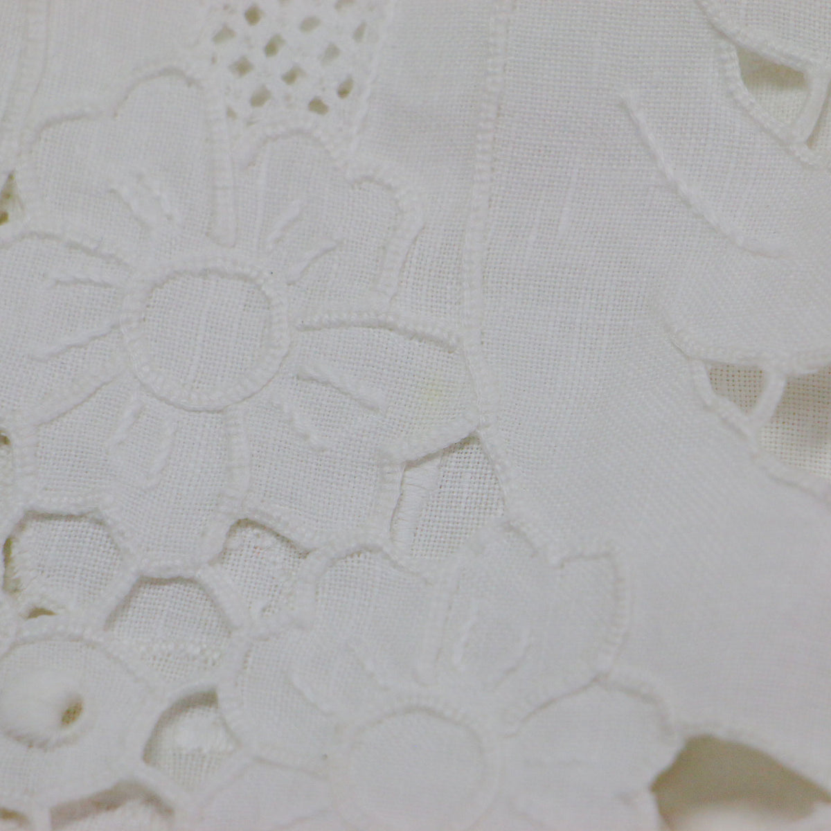 25秋冬 カットワーク パーツ テーブルクロス エプロンドレス / cutwork parts tablecloth aprondr H0-00-7045 / キャミソール ノースリーブ 花柄 ラップ コットン リネン ウォッシャブル