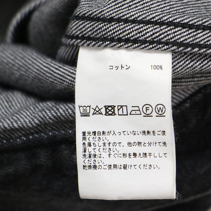× IENA 別注 24春夏 セーラーカラー デニムジャケット / Gジャン 長袖 ビックカラー ショート丈 コットン