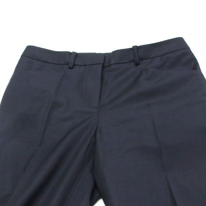 テーパードパンツ / クロップド丈 センタープレス 光沢 薄手 ウール