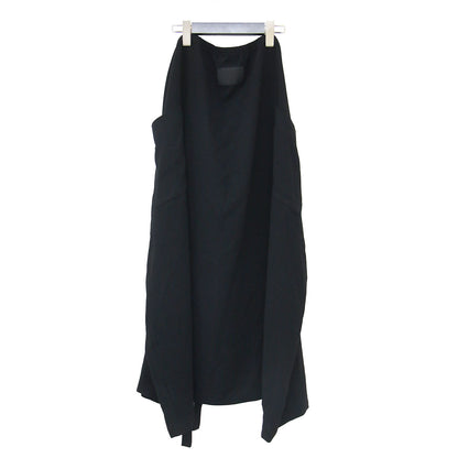 26春夏 ジョーゼット ウエストゴム ダブルラップスカート / MINA DOUBLE WRAP SKIRT 14502-249-1316-1 / ロング丈 ストレート リボン