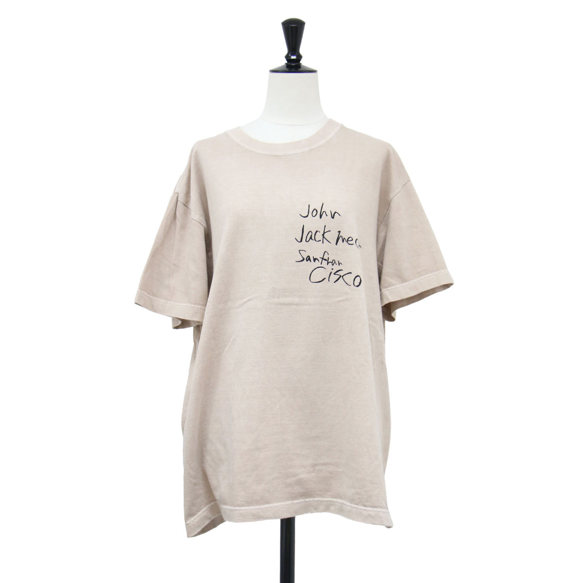 26秋冬 フォト&ロゴTEE /JME-26W011/ プルオーバー クルーネック 半袖 ドロップショルダー プリント コットン