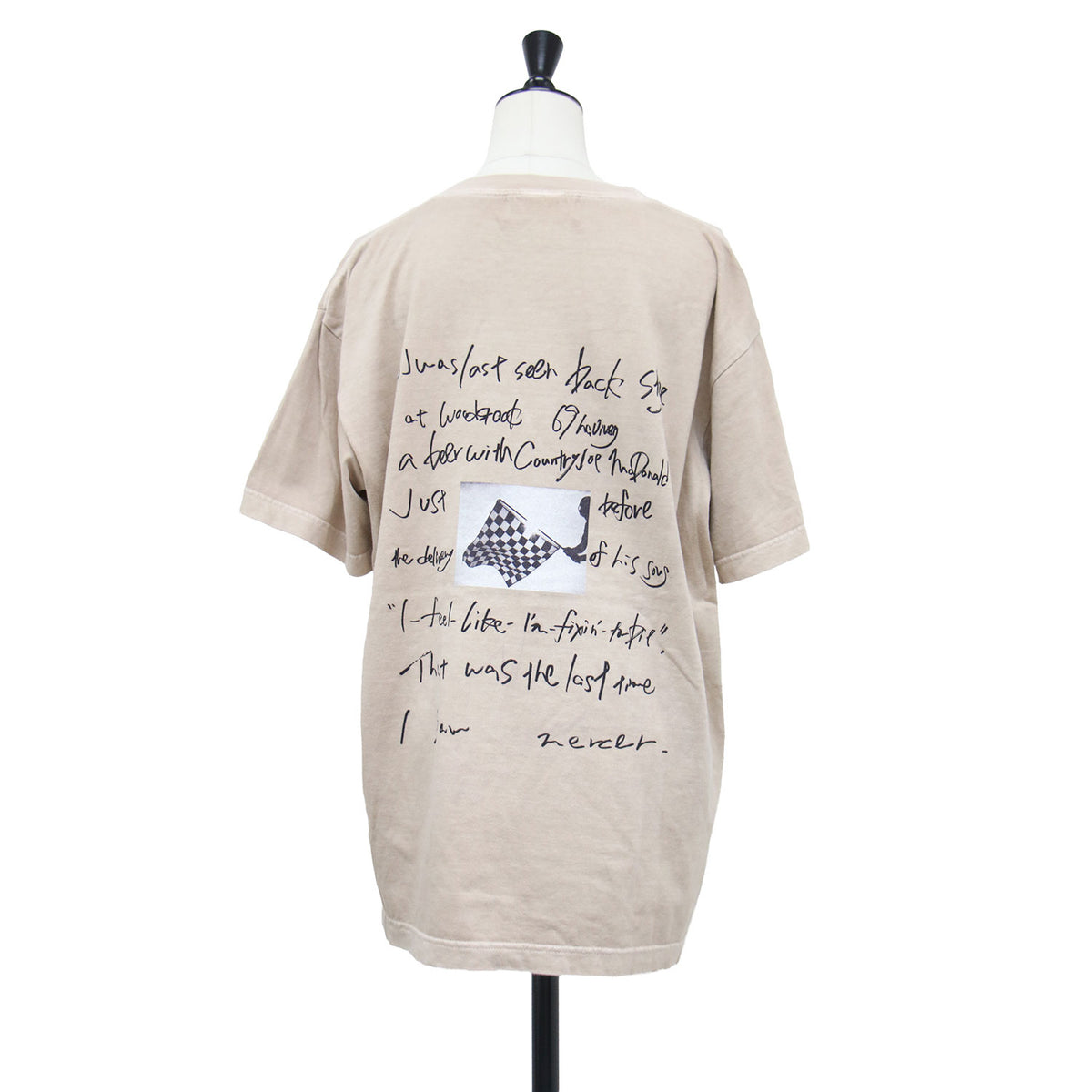 26秋冬 フォト&ロゴTEE /JME-26W011/ プルオーバー クルーネック 半袖 ドロップショルダー プリント コットン