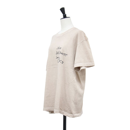 26秋冬 フォト&ロゴTEE /JME-26W011/ プルオーバー クルーネック 半袖 ドロップショルダー プリント コットン