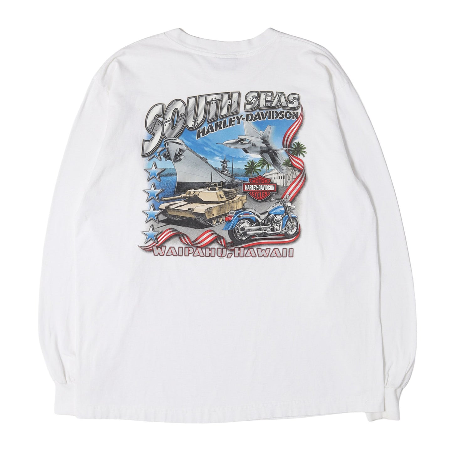 00s ハワイ 軍用機 ロングスリーブ Tシャツ USA製