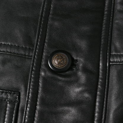 90s ラムレザー コート / St. Fellio