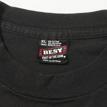90s フードバンク メッセージプリント クルーネック Tシャツ / USA製 FRUIT OF THE LOOM