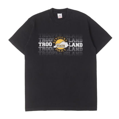 90s ケンタッキーポリス イラストプリント クルーネック Tシャツ / USA製 FRUIT OF THE LOOM