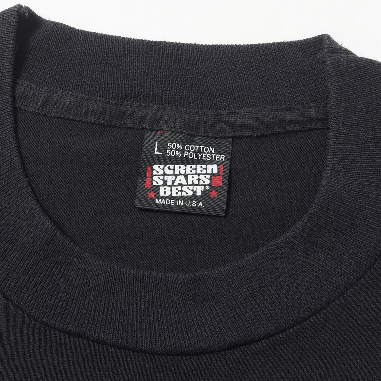 90s AMS メッセージプリント クルーネック Tシャツ / USA製 SCREEN STARS