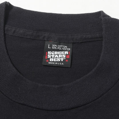 90s AMS メッセージプリント クルーネック Tシャツ / USA製 SCREEN STARS