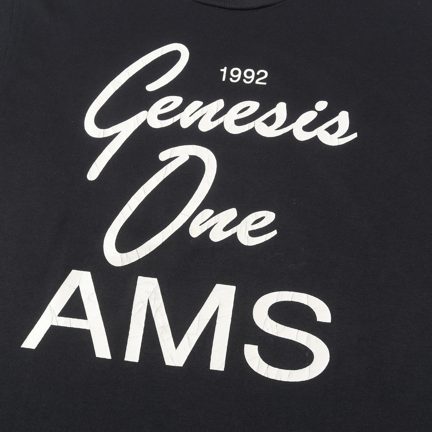 90s AMS メッセージプリント クルーネック Tシャツ / USA製 SCREEN STARS