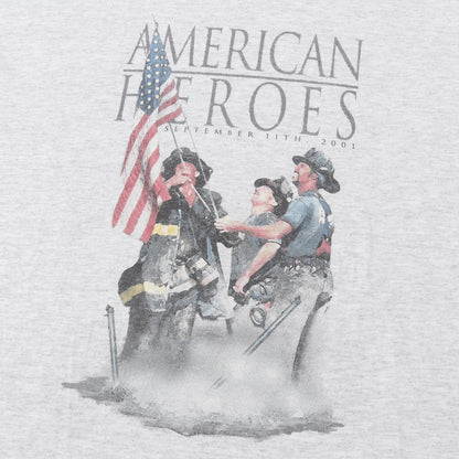 00s アメリカンヒーローズ イラストプリント クルーネック Tシャツ / メキシコ製 U.S.T'S 707