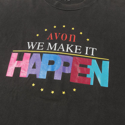90s HAPPEN ロゴモチーフ プリント クルーネック Tシャツ