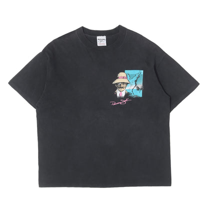 [雰囲気抜群] 90s アイコニックグラフィック 両面プリント クルーネック Tシャツ / USA製 PANAMA JACK