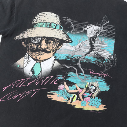 [雰囲気抜群] 90s アイコニックグラフィック 両面プリント クルーネック Tシャツ / USA製 PANAMA JACK