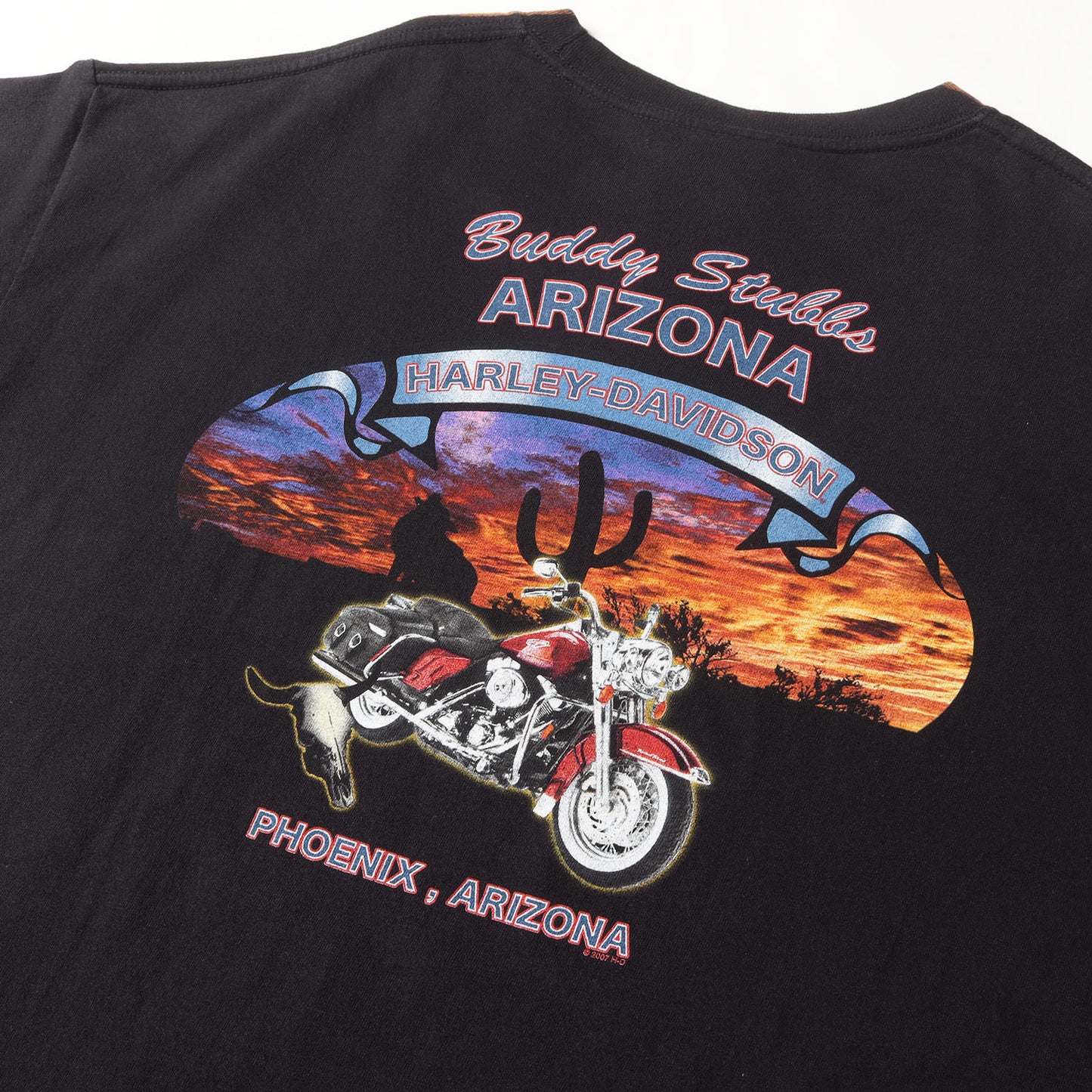 00s スカルヘッド オールオーバー Tシャツ / メキシコ製 De-lux Merchandise