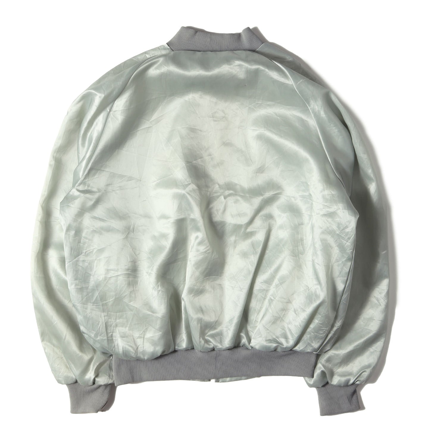 90s 企業ロゴ刺繍 サテン ナイロンサテン スタジャン / USA製 WESTARK