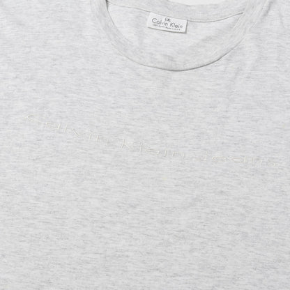 90s Calvin Klein Jeans ロゴ刺繍 クルーネック Tシャツ USA製