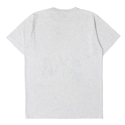90s フィッシング イラストプリント クルーネック Tシャツ